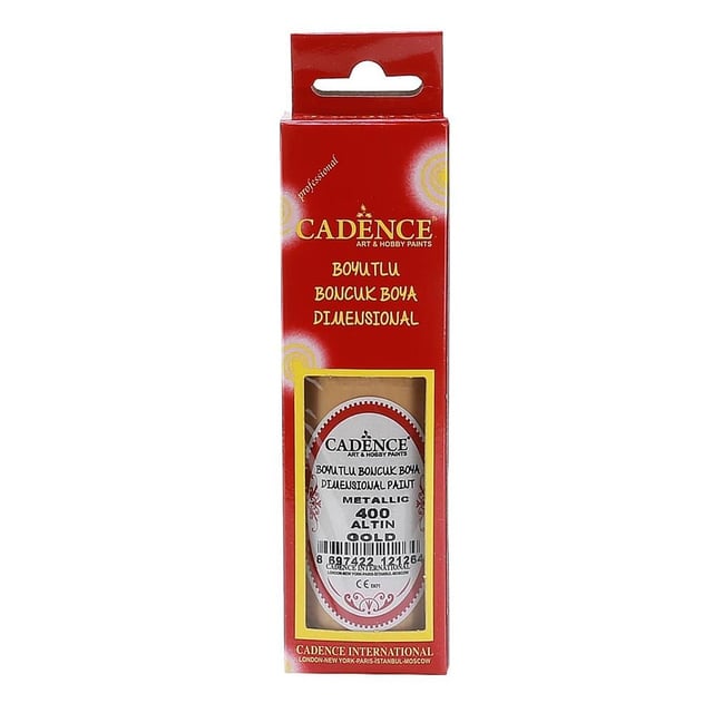 Cadence Boyutlu Boncuk Boya - 400 Altın