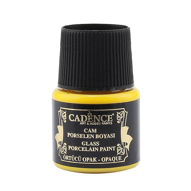 Cadence Cam Porselen Boyası Limon Sarı