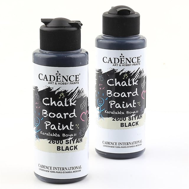 Cadence Chalk Board Paint Karatahta Boyası 120 ml Siyah 2600