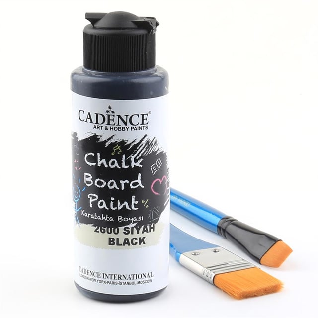 Cadence Chalk Board Paint Karatahta Boyası 120 ml Siyah 2600