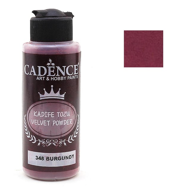Cadence Kadife Tozu - 348 Bordo