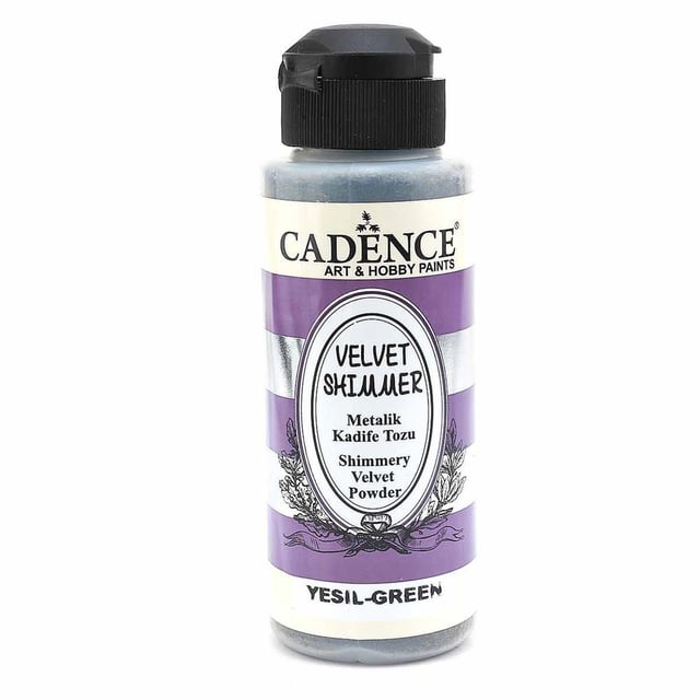 Cadence Kadife Tozu Metalik Yeşil