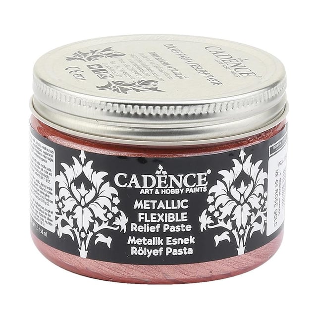 Cadence Metalik Flexible Esnek Rölyef Pasta MF 04 Rose Gold