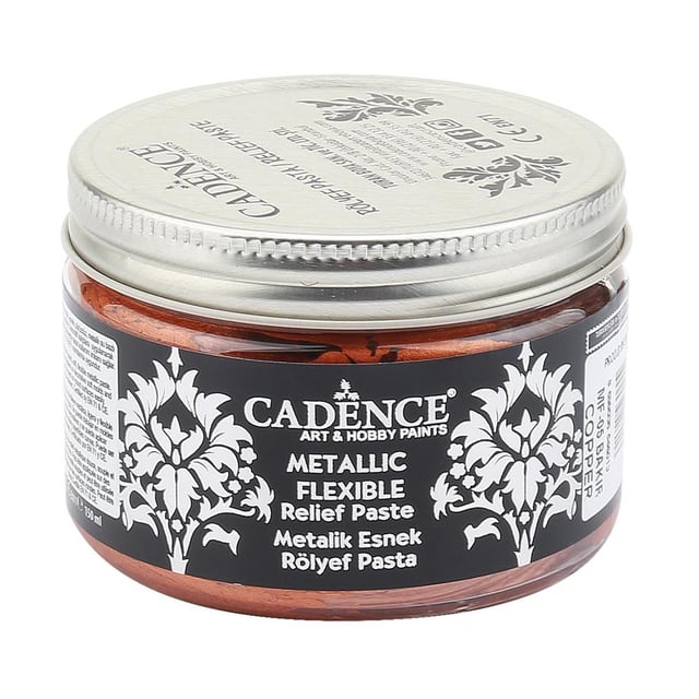 Cadence Metalik Flexible Esnek Rölyef Pasta MF 05 Bakır