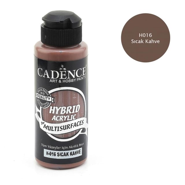 Cadence Multisurface Hibrit Akrilik Boya 120 ml Sıcak Kahve H016