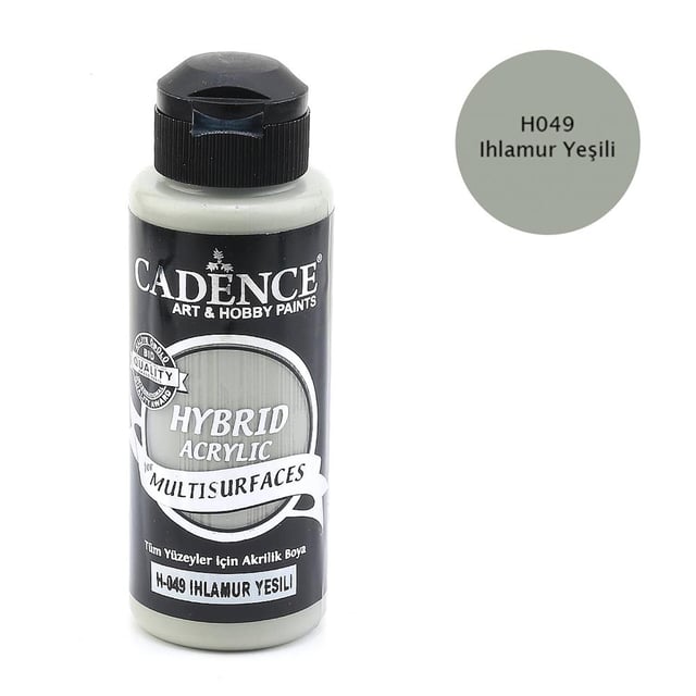 Cadence Multisurface Hibrit Akrilik Boya 120 ml Ihlamur Yeşil H049