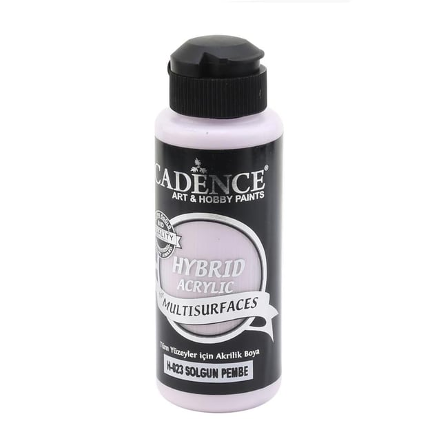 Cadence Multisurface Hibrit Akrilik Boya 120 ml Solgun Pembe H023