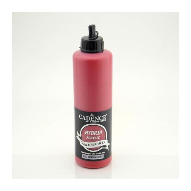 Cadence Multisurface Hibrit Akrilik Boya 500 ml - Crimson Kırmızı H053