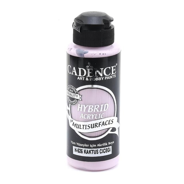 Cadence Multisurface Hibrit Akrilik Boya 120 ml Kaktüs Çiçeği H026