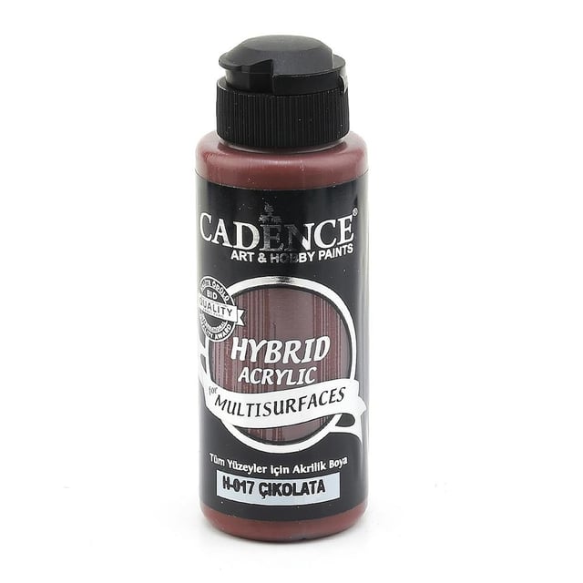 Cadence Multisurface Hibrit Akrilik Boya 120 ml Çikolata H017