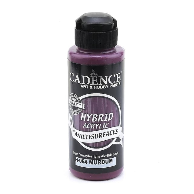 Cadence Multisurface Hibrit Akrilik Boya 120 ml Mürdüm H064