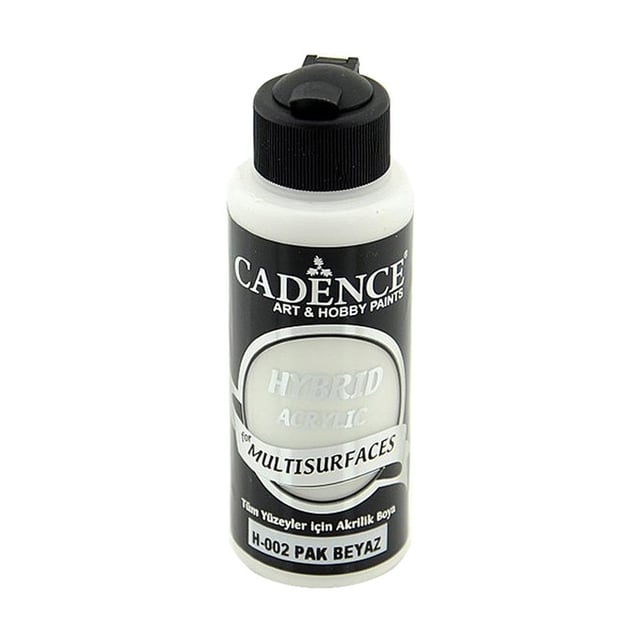Cadence Multisurface Hibrit Akrilik Boya 120 ml - Pak Beyaz H002