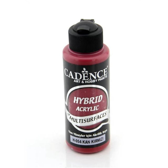 Cadence Multisurface Hibrit Akrilik Boya 120 ml - Kan Kırmızı H054