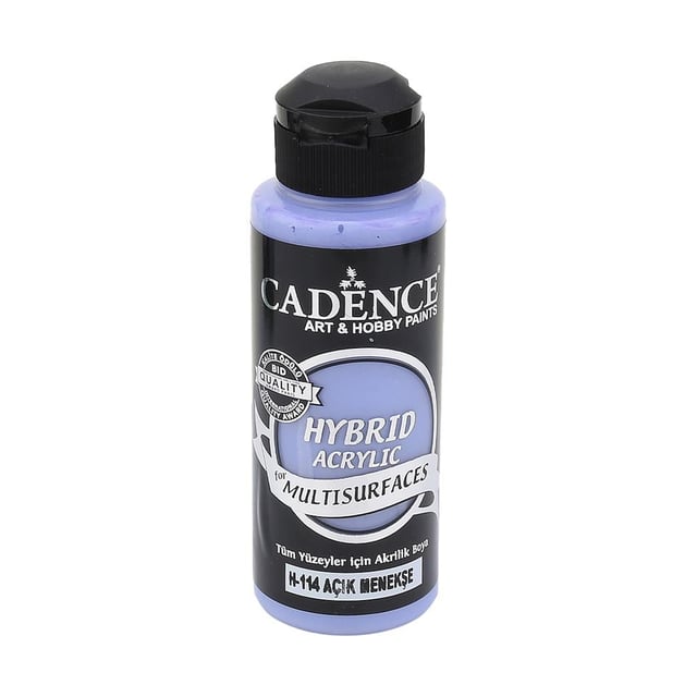 Cadence Multisurface Hibrit Akrilik Boya 120 ml Açık Menekşe H114