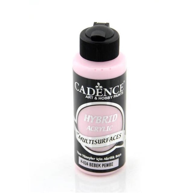 Cadence Multisurface Hibrit Akrilik Boya 120 ml - Bebek Pembe H024