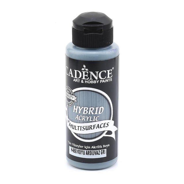 Cadence Multisurface Hibrit Akrilik Boya 120 ml Koyu Arduvaz Gri H058