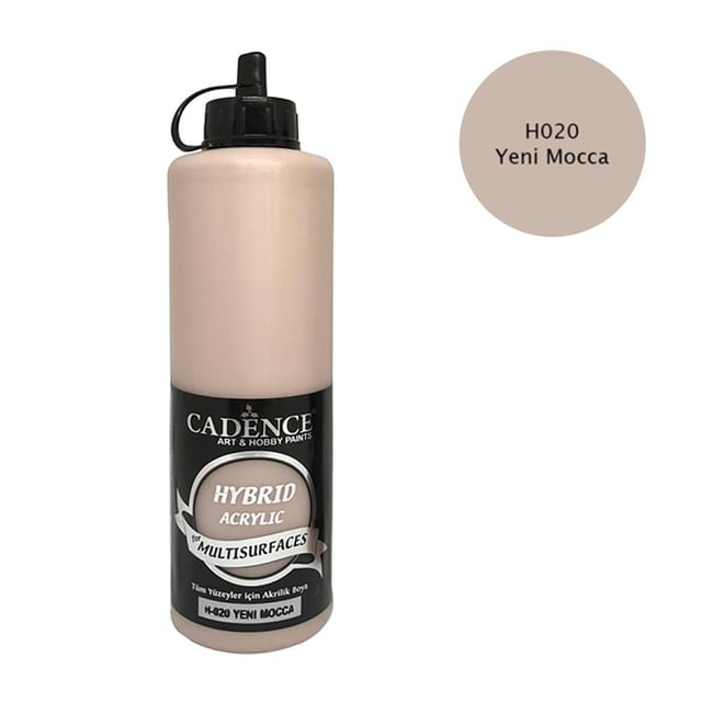 Cadence Multisurface Hibrit Akrilik Boya 500 ml - Yeni Mocca H020