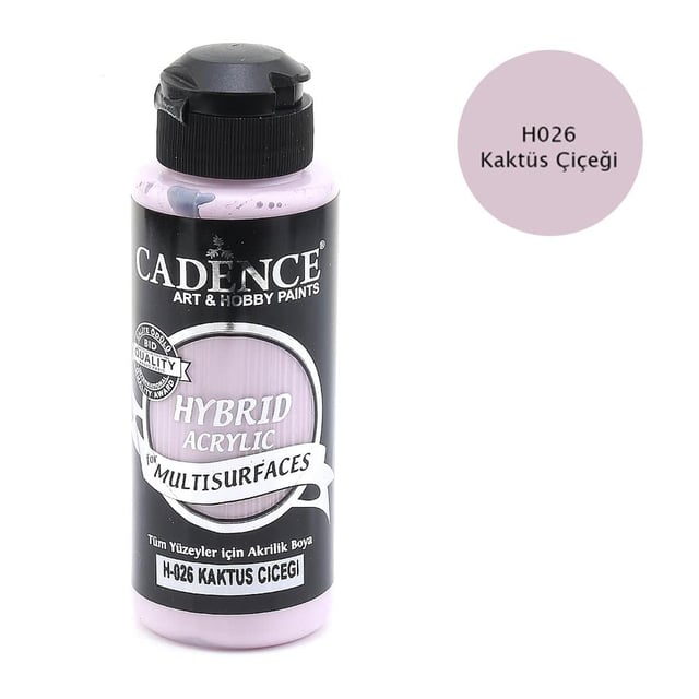 Cadence Multisurface Hibrit Akrilik Boya 120 ml Kaktüs Çiçeği H026