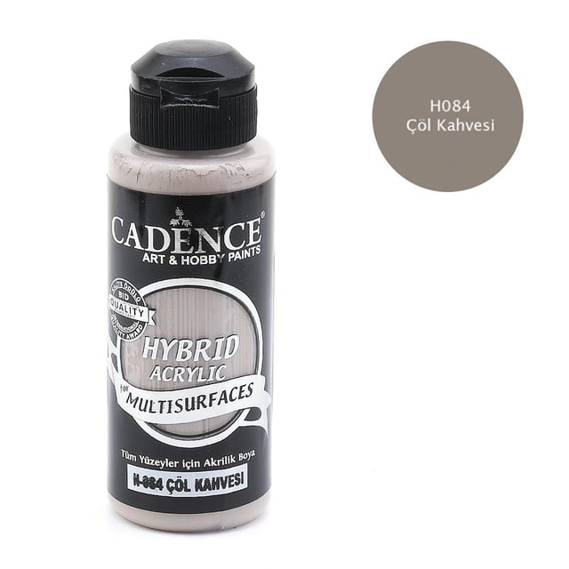 Cadence Multisurface Hibrit Akrilik Boya 120 ml Çöl Kahvesi H084