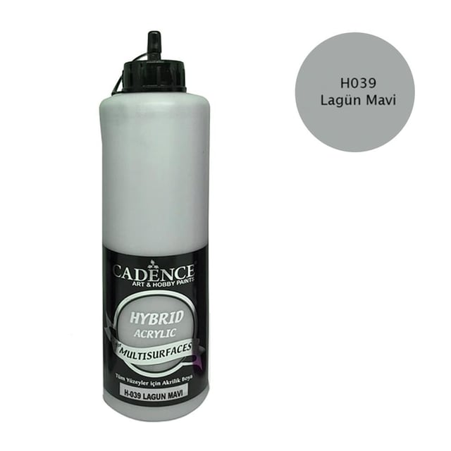 Cadence Multisurface Hibrit Akrilik Boya 500 ml - Lagün Mavi H039