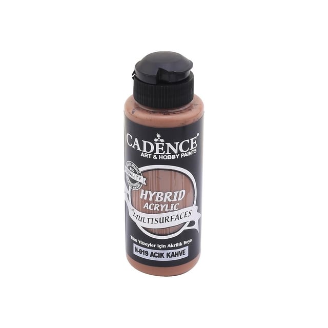 Cadence Multisurface Hibrit Akrilik Boya 120 ml - Açık Kahve H019