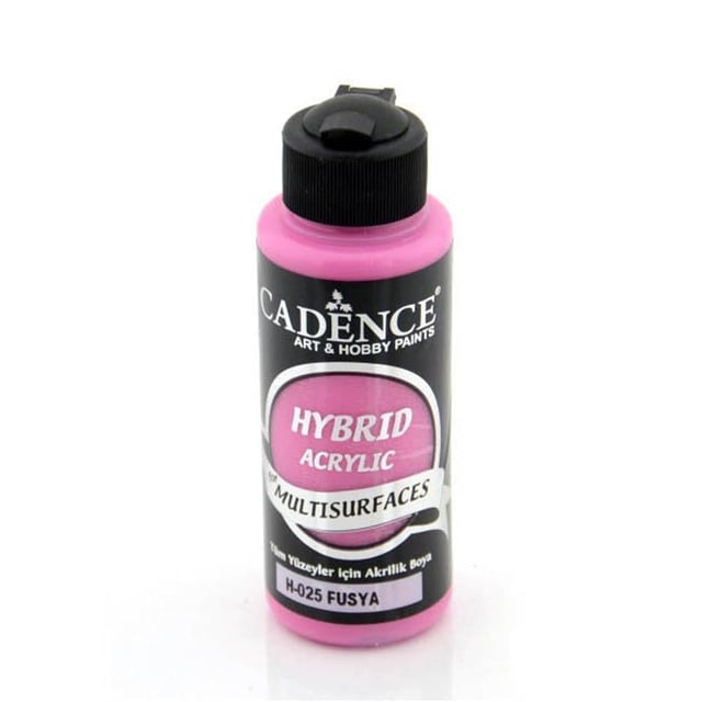 Cadence Multisurface Hibrit Akrilik Boya 120 ml - Fuşya H025