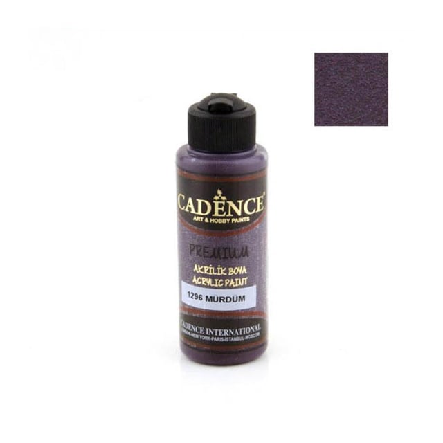 Cadence Premium Akrilik Boya 120 ml - Mürdüm 1296
