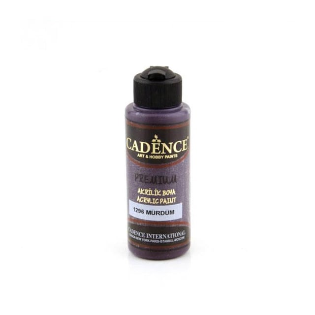 Cadence Premium Akrilik Boya 120 ml - Mürdüm 1296