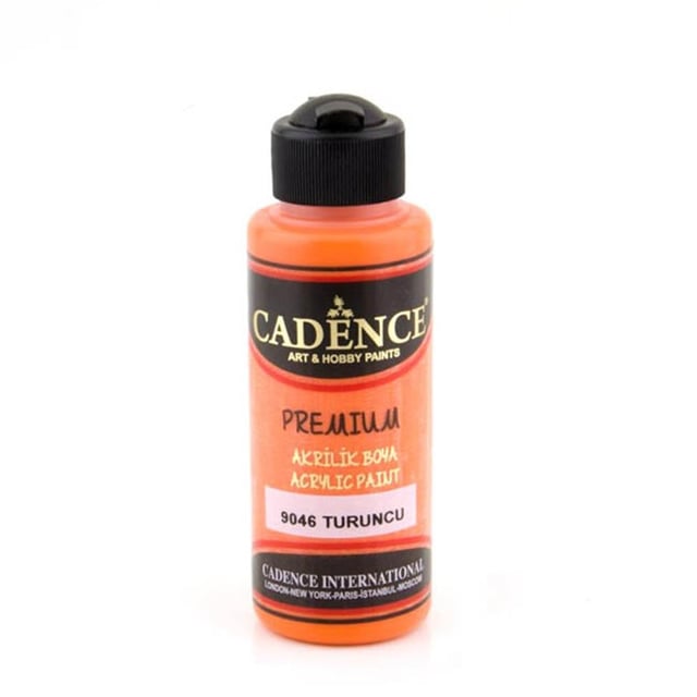 Cadence Premium Akrilik Boya 120 ml - Turuncu 9046