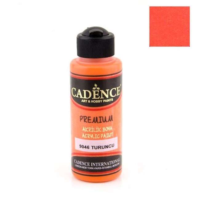 Cadence Premium Akrilik Boya 120 ml - Turuncu 9046