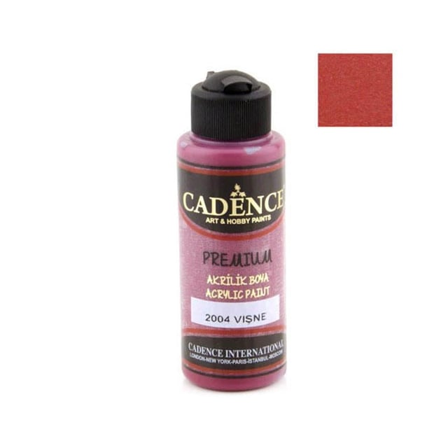 Cadence Premium Akrilik Boya 120 ml - Vişne 2004