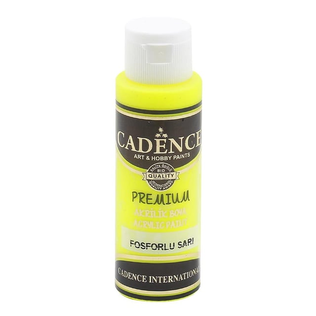 Cadence Premium Akrilik Fosforlu Sarı 70 cc