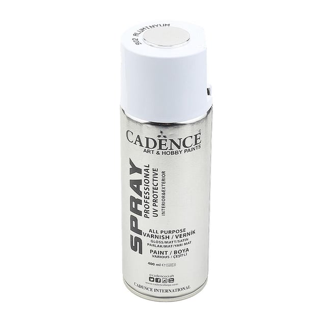 Cadence Sprey Yaldız Boya Parlak Gümüş 400 ml