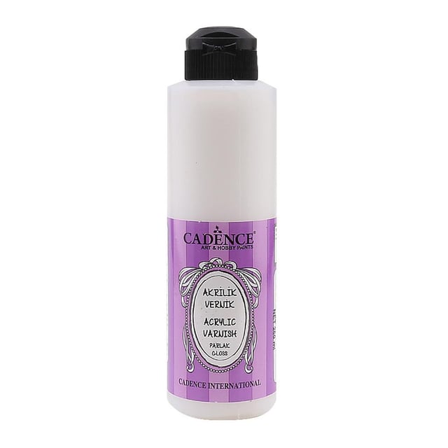 Cadence Su Bazlı Parlak Vernik 250 ml
