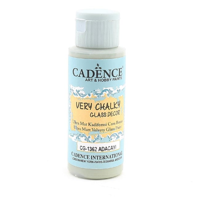 Cadence Very Chalky Glass Decor Cam Boyası - CG 1362 Adaçayı