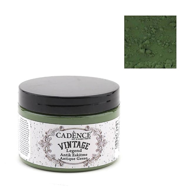 Cadence Vintage Legend Antik Eskitme Boyası - VL 07 Yaprak Yeşili
