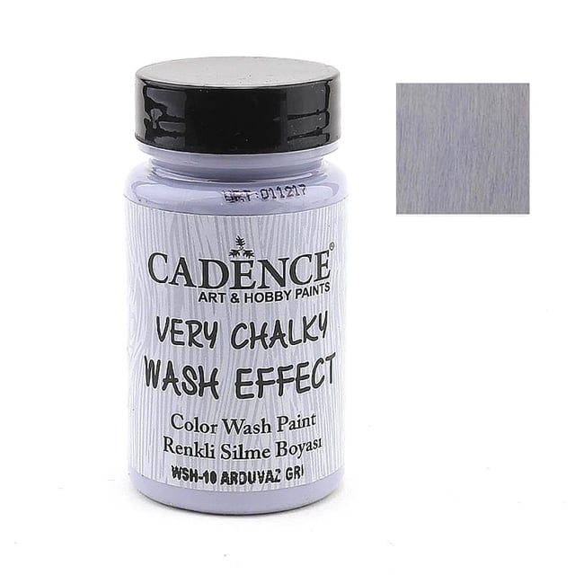 Cadence Wash Effect Renkli Silme Boyası 90ml  - WSH-10 Arduvaz Gri