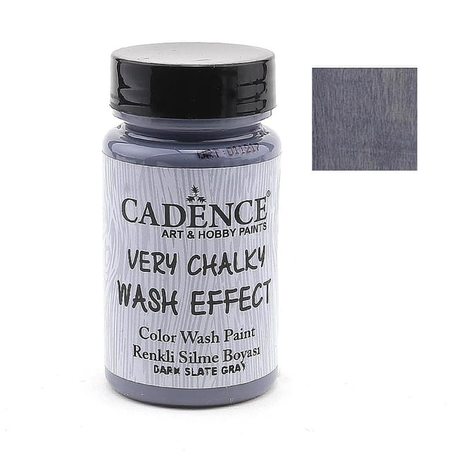 Cadence Wash Effect Renkli Silme Boyası 90ml  - WSH-11 Koyu Arduvaz Gri