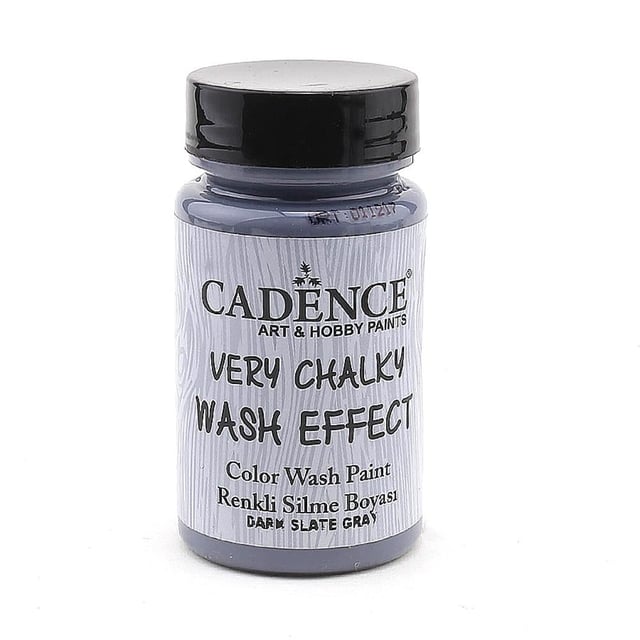 Cadence Wash Effect Renkli Silme Boyası 90ml  - WSH-11 Koyu Arduvaz Gri