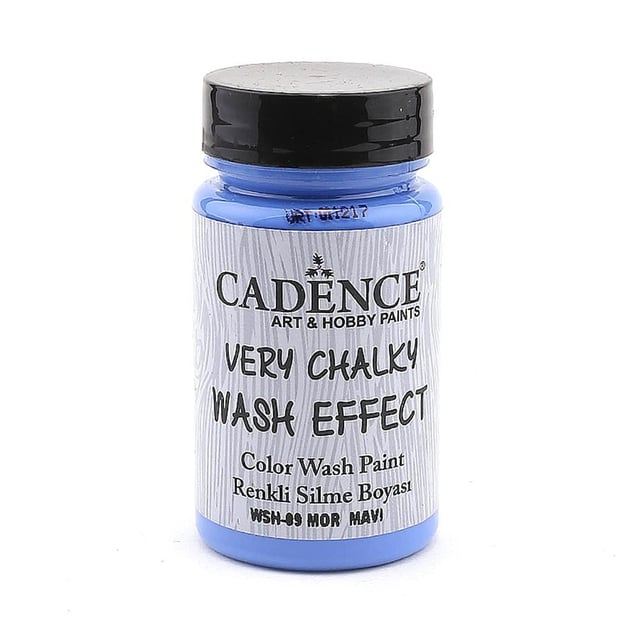 Cadence Wash Effect Renkli Silme Boyası 90ml  - WSH-09 Mor Mavi