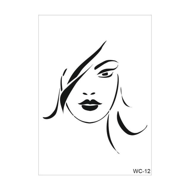 Cadence Woman Collection A4 Stencil Şablonu WC12