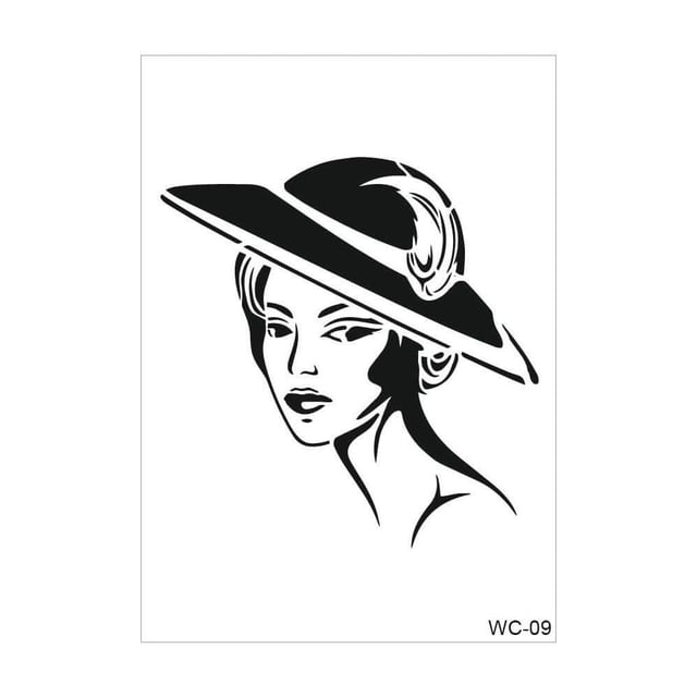 Cadence Woman Collection A4 Stencil Şablonu WC09