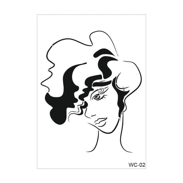 Cadence Woman Collection A4 Stencil Şablonu WC02