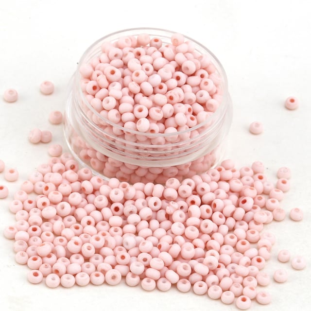 Çek Kum Boncuk Pastel Pudra 8/0 3 mm