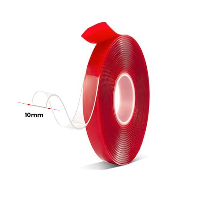 Çift Taraflı Silikonlu Şeffaf Bant 10 mm