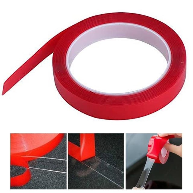 Çift Taraflı Silikonlu Şeffaf Bant 10 mm