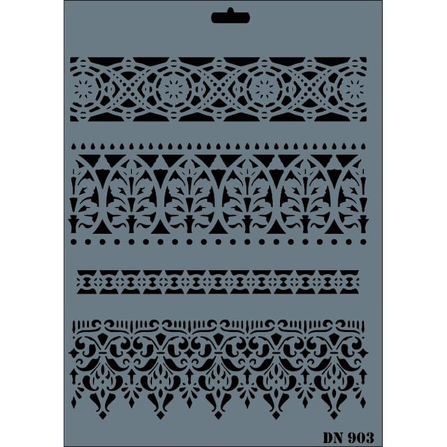 Dantel Stencil 25X35 cm - Rich DN 903
