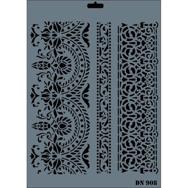Dantel Stencil 25X35 cm - Rich DN 908