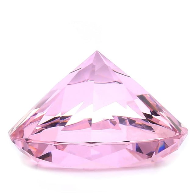 Dekoratif Pembe Kristal Taş