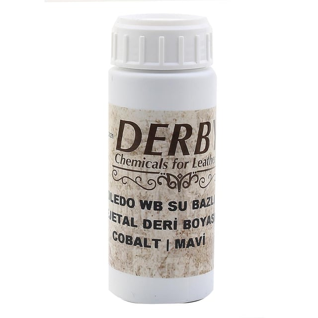 Derby Doledo Su Bazlı Vejetal Deri Boyası Mavi 100 ml